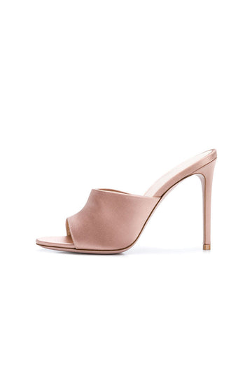 Tacones altos para mujer con punta abierta